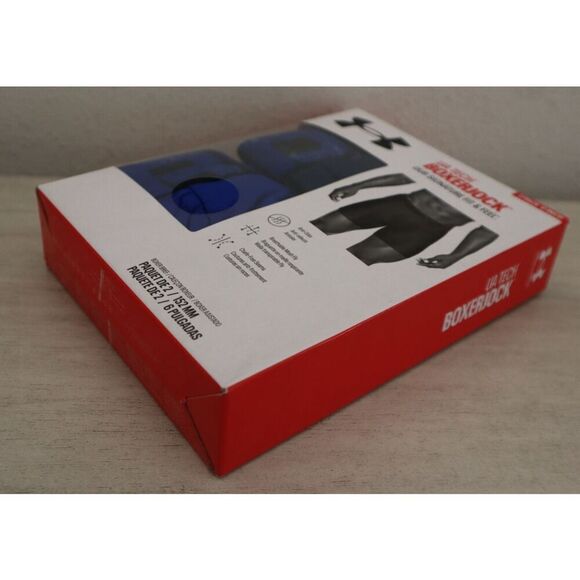 Under Armour 1363619-400 Men's Sz 3XL Blue 2-pk Tech 6" Boxerjock Briefs - Picture 4 of 4